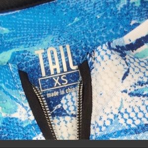 Tail Women's Golf Dress In Blue Mix Print XS No Shorts Sleeveless Tennis